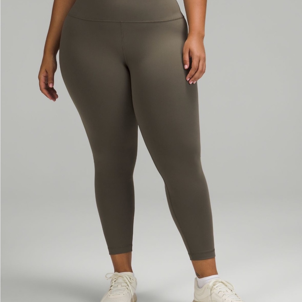 Lululemon Wunder Train High-rise Crop 23" Size 18 Carob Brown